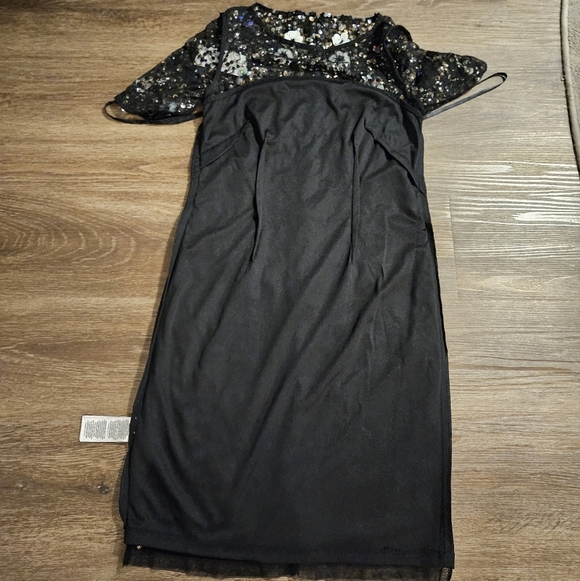 NWT Adrianna Papell Sequin Cocktail Mini Dress - Picture 8 of 15